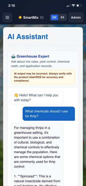 AI Assistant preview screenshot